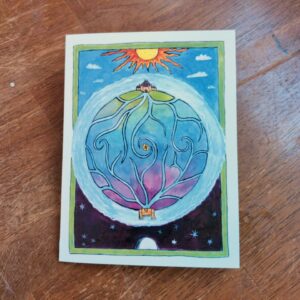 Cosmology greeting card