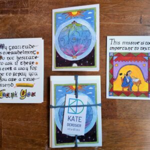 Illuminated greeting card set